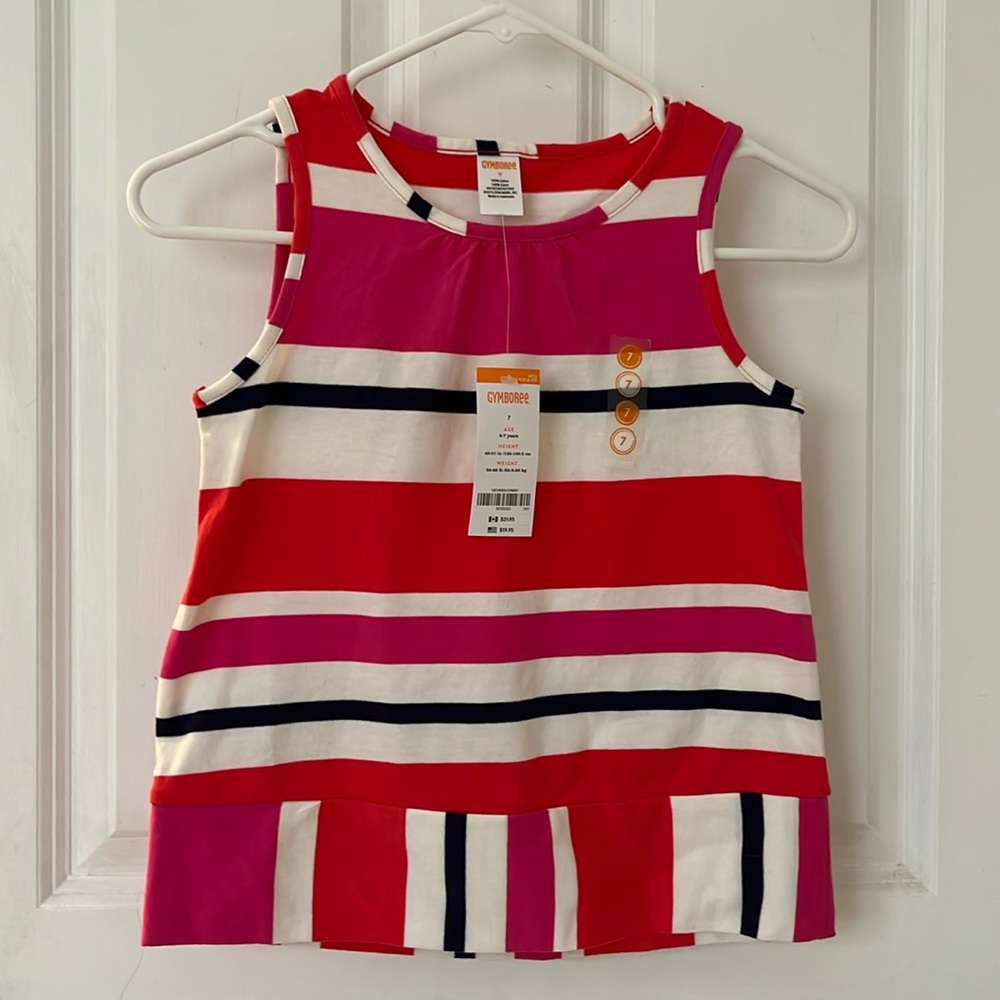 Gymboree Striped Sleeveless Top - Size 7